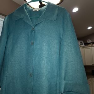 Women's Light Blue Blazer, size 14